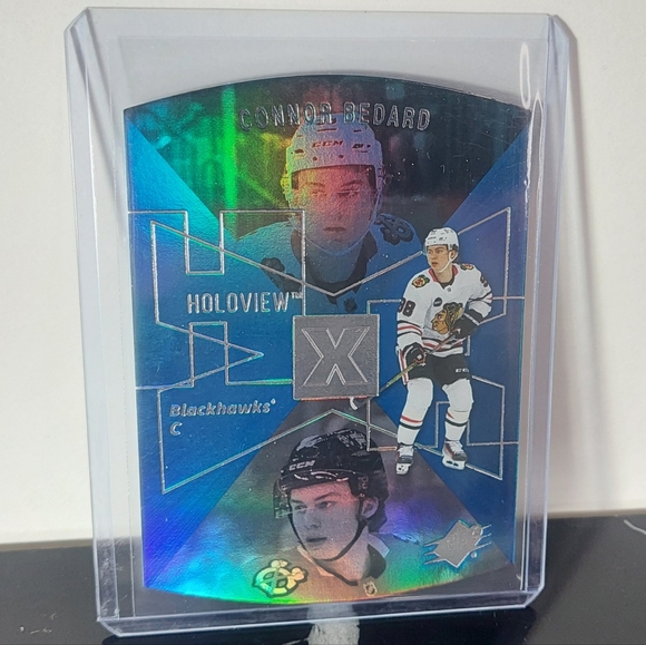Upper Deck Other - Connor Bedard HOLOVIEW X Insert Rookie Card 2023-24 Chicago Blackhawks